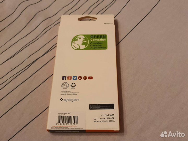 Защитный чехол spigen для Galaxy S8 Plus - Liquid