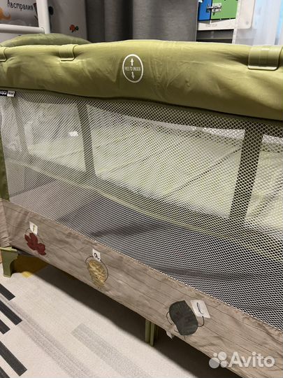 Манеж кровать babyton dreamy green