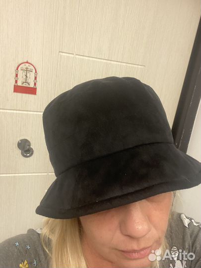 Шапка-Панама д/с женская прд замшу