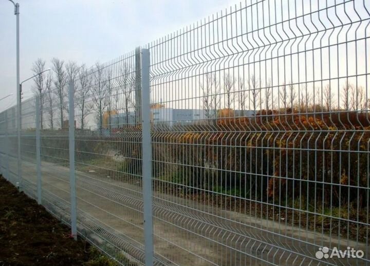 Забор из 3D сетки быстро работа по договору
