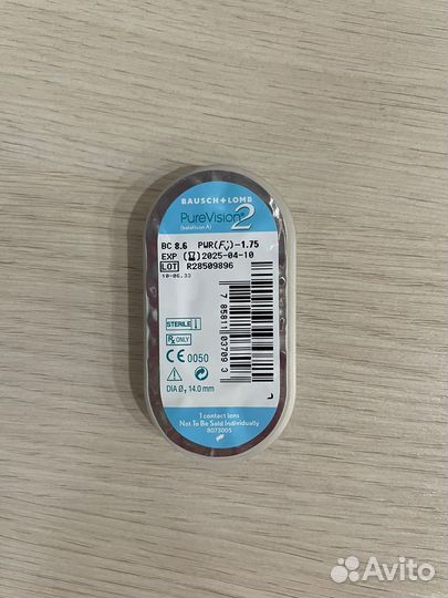 Линзы контактные