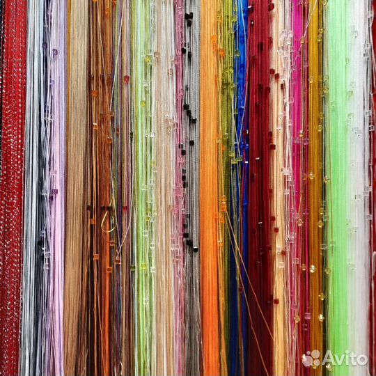 Шторы готовые Новые нитяные Кисея дождик