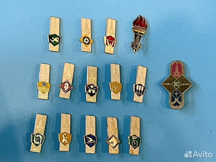 Значки СССР Олимпиада 80