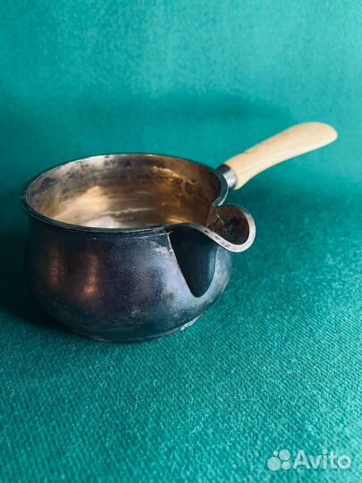 Редкая дореволюционная серебряная турка/ковш