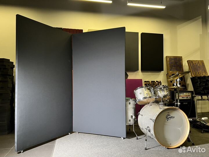 Акустическая мобильная ширма