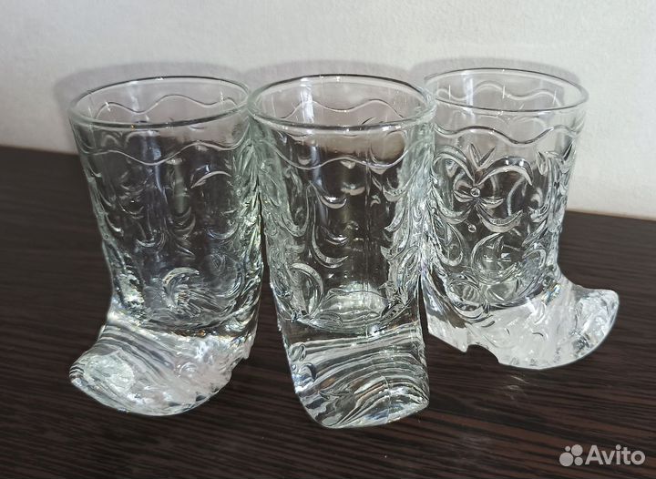 Стопки хрустальные, стеклянные
