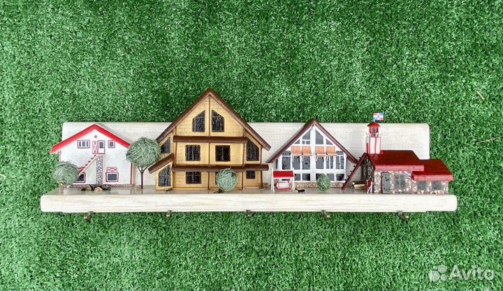 Вешалка,интерьерные домики,ключница