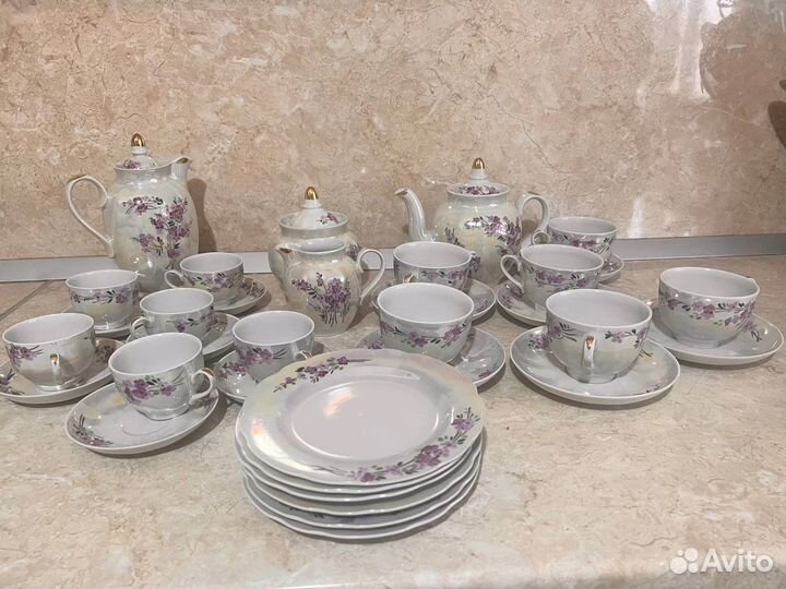 Чайно столовый сервиз на 6 персон