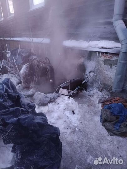 Отогрев водопровода отопления Сварочные работы