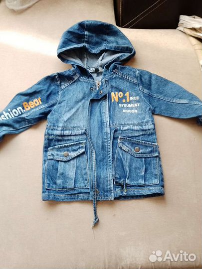 Куртка джинсовая на девочку 3 лет