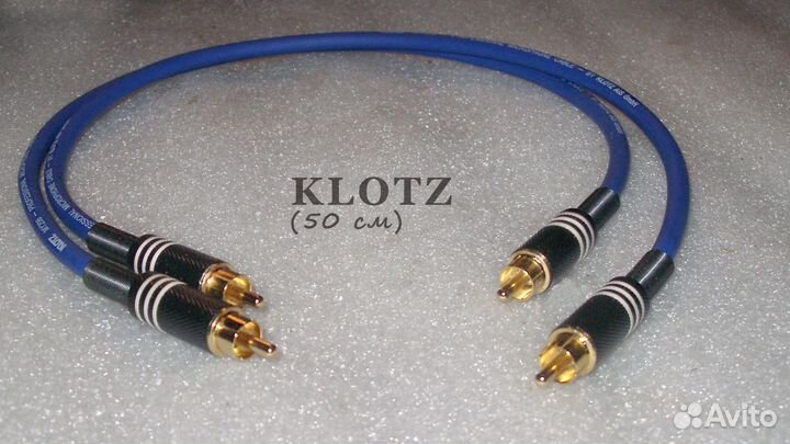Межблочный кабель klotz 2RCA - 2RCA