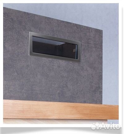 Вентиляционная решетка Kratki 17х49 графитовая 49G