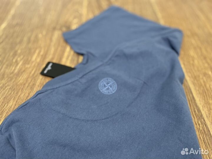 Футболка Stone Island светло синяя L