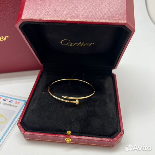 Браслет Cartier juste un clou размер 17