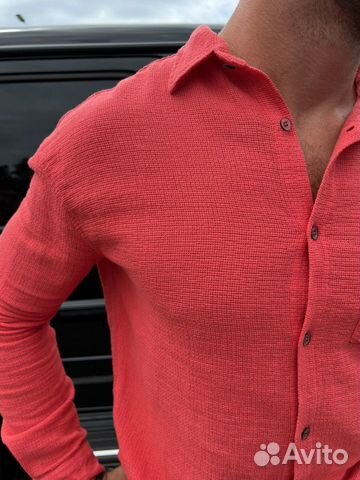 Рубашка мужская лен хлопок объявление продам
