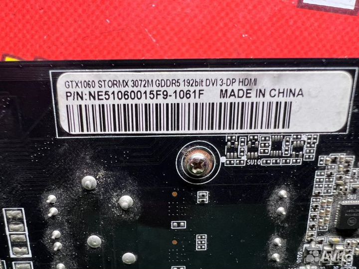 Видеокарта видеокарта Palit gtx 1060 3gb palit jet