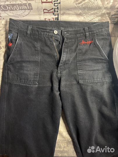 Джинсы mind error черные