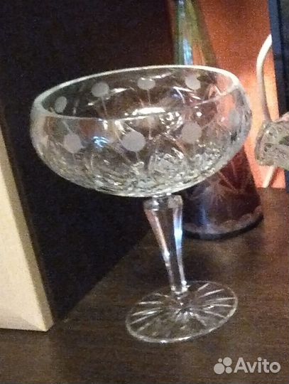 Хрусталь советский, цветное стекло