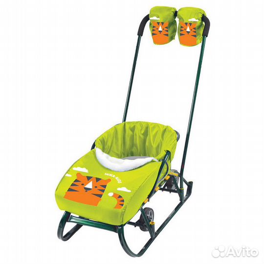 Санки Т5кн/ал Тимка 5 Комфорт + н-р аксесс. алый