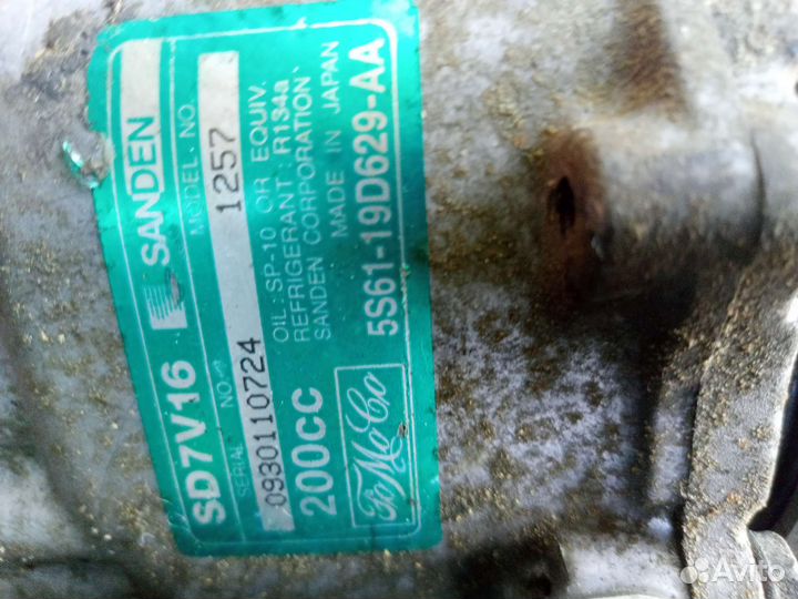 Генератор. Компрессор кондиционера. ford focus 2