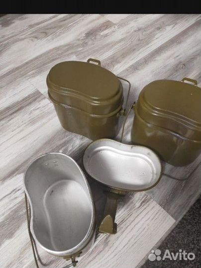 Котелок походный и армейский