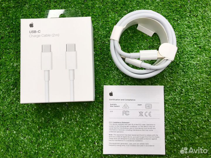 Кабель USB type-C для Macbook Apple 2 метра