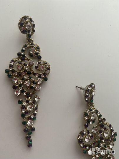 Серьги праздничные