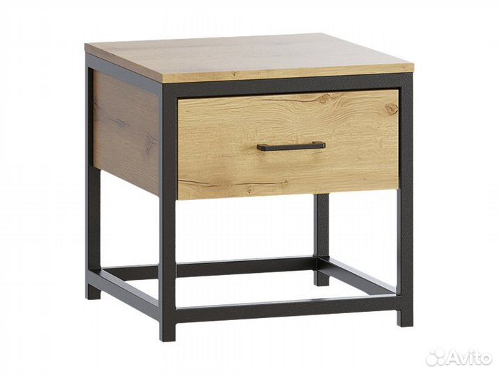 Тумба прикроватная Лофт Дуб Золотистый