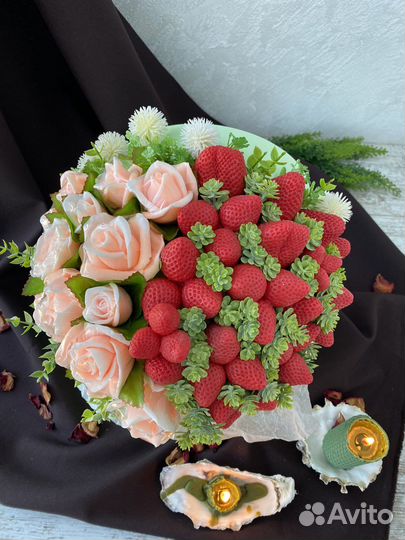 Букеты из мыльных роз