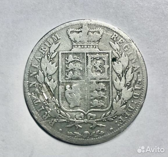 Великобритания 1/2 кроны 1883