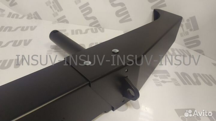 Усиленный стальной бампер Нива (под HI-jack) перед