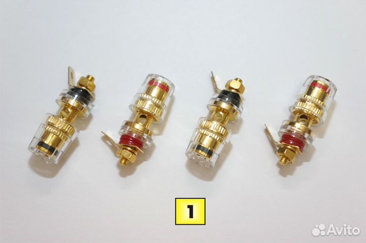 Акустические терминалы, RCA разъёмы, гнёзда