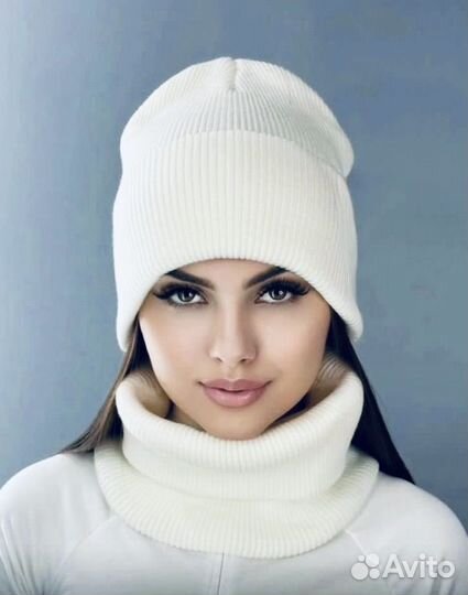 Шапка и снуд женские