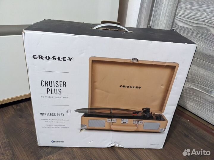 Новый виниловый проигрыватель Crosley cruiser plus