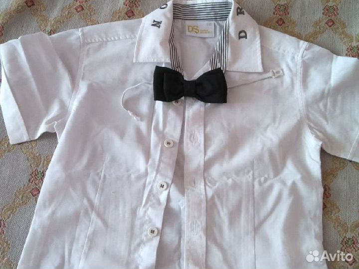 Новый костюм, жилет, рубашка и др. 104-110