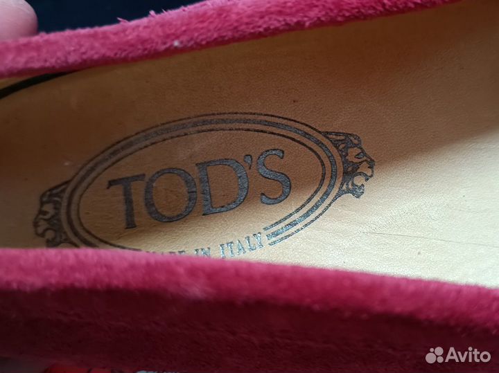 Мокасины tods оригинал