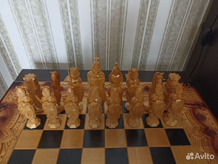 Шахматы деревянные ручной работы