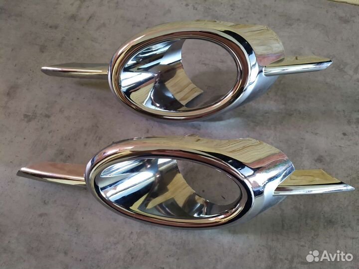 Хромированные накладки на птф