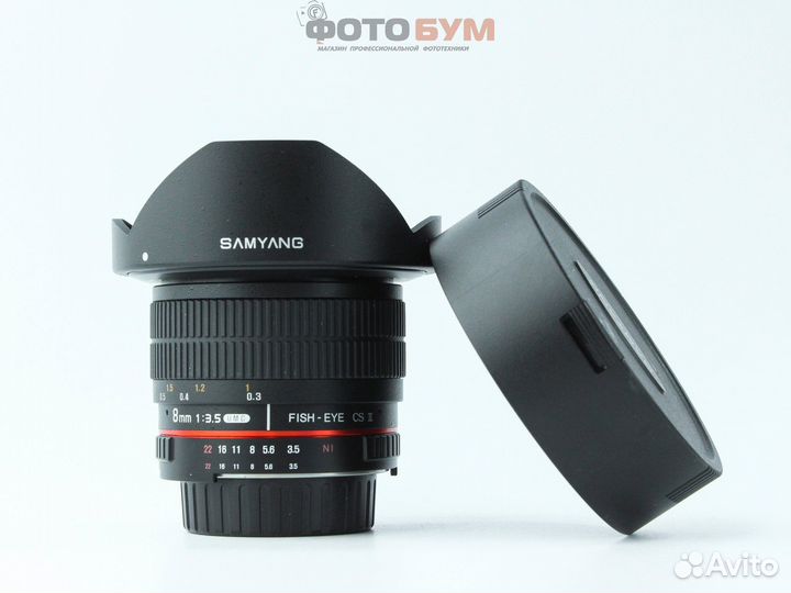 Объектив Samyang 8mm f3.5 CS II Fish-Eye (Nikon)