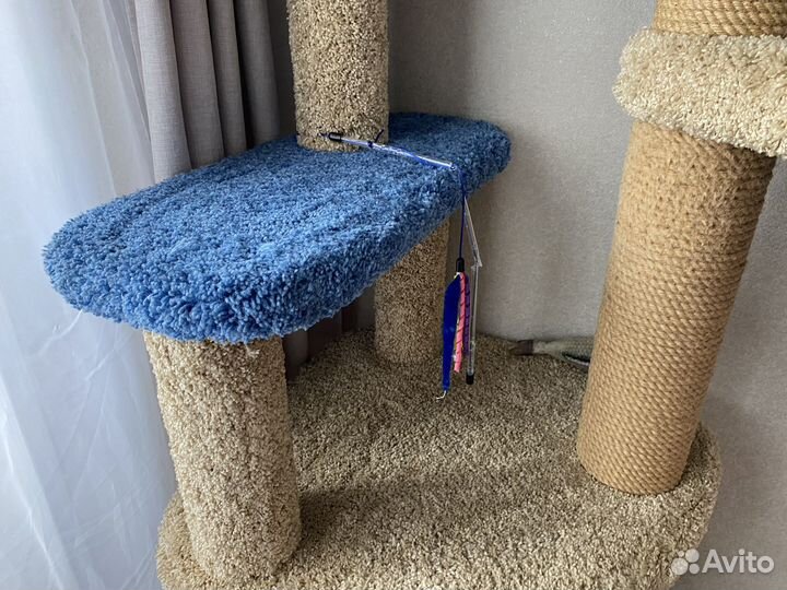 Домик когтеточка, для кошек, комплекс