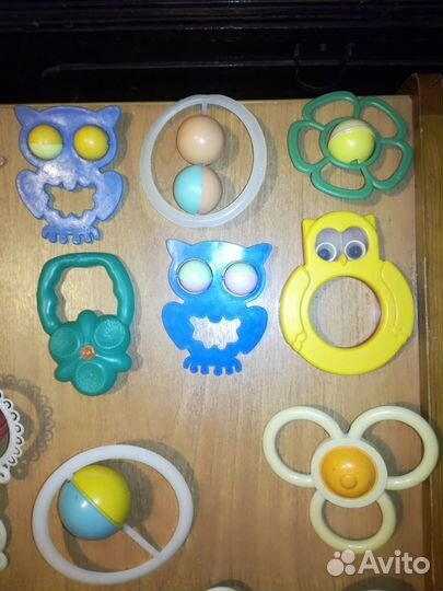 Детские погремушки периода СССР