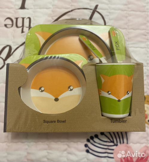 Бамбуковая посуда детская