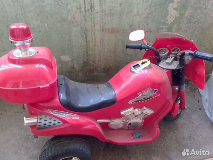 Детский мотоцикл на аккумуляторе бу