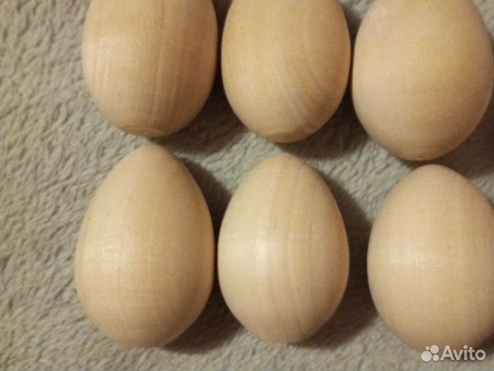 Яйцо деревянное заготовка 7 см
