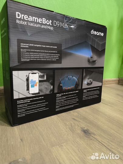 Робот-пылесос Dream D9 Max(Чёрный)