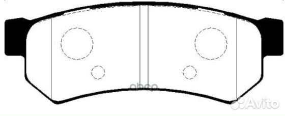 Ckkd-20 Колодки тормозные дисковые зад GK