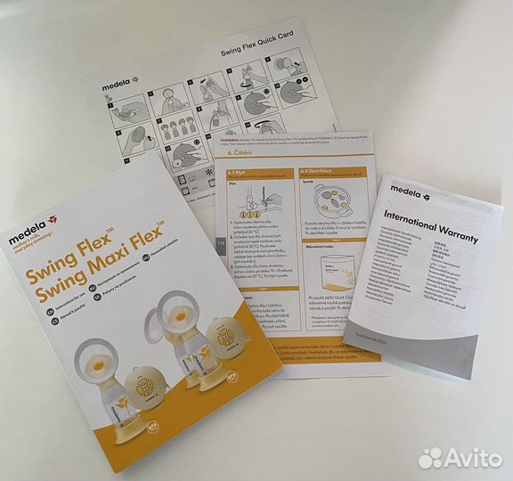 Молокоотсос medela swing flex электрический