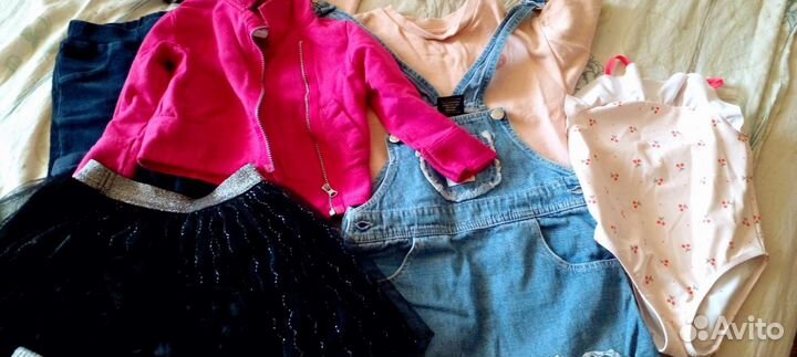 Вещи пакетом на девочку9-12месяцев