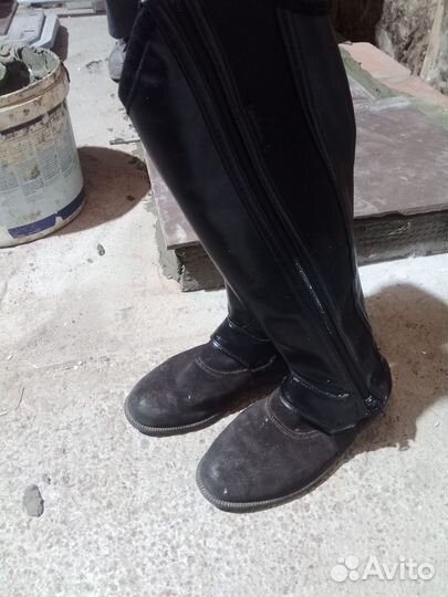 Ботинки и краги для верховой езды