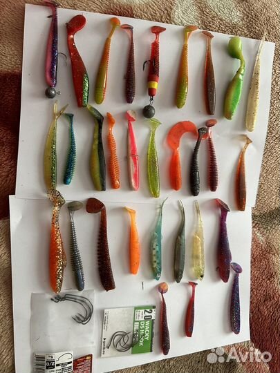 Силиконовые приманки на судака